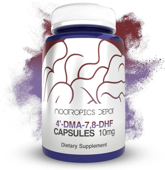 4'-DMA-7,8-DHF Nutritional Supplement Capsules - 10mg - 30 Count - Nootropics Depot - 4'-DMA-7,8-Dihydroxyflavone
