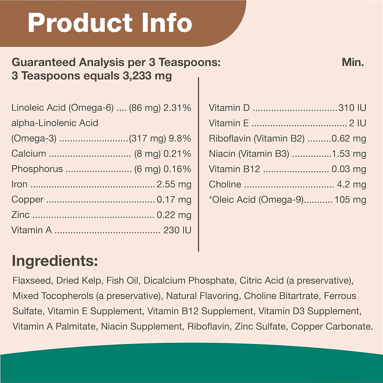 4 lb NaturVet Kelp Help Powder for Pets - Natural Supplement for Healthy Skin and Coat