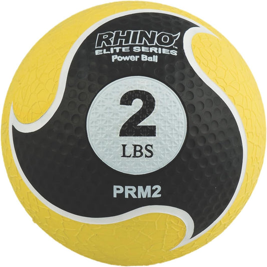 4 lb Red Champion Sports Rhino Elite Medicine Ball for Fitness Training