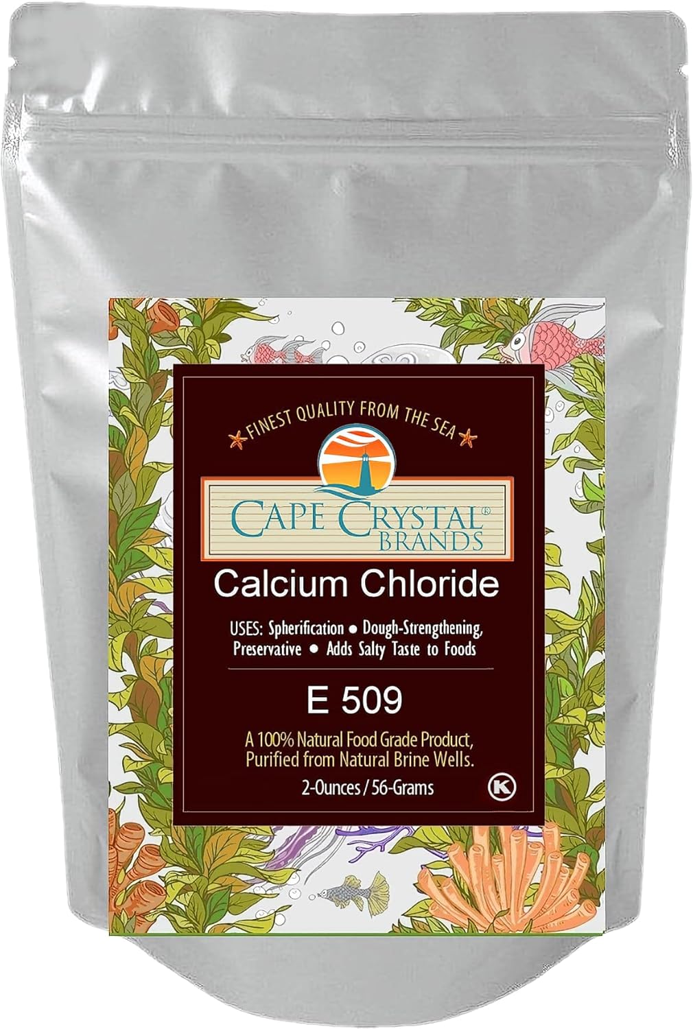 4-Oz Cape Crystal Sodium Alginate and Calcium Chloride Spherification Kit for Molecular Gastronomy Practice