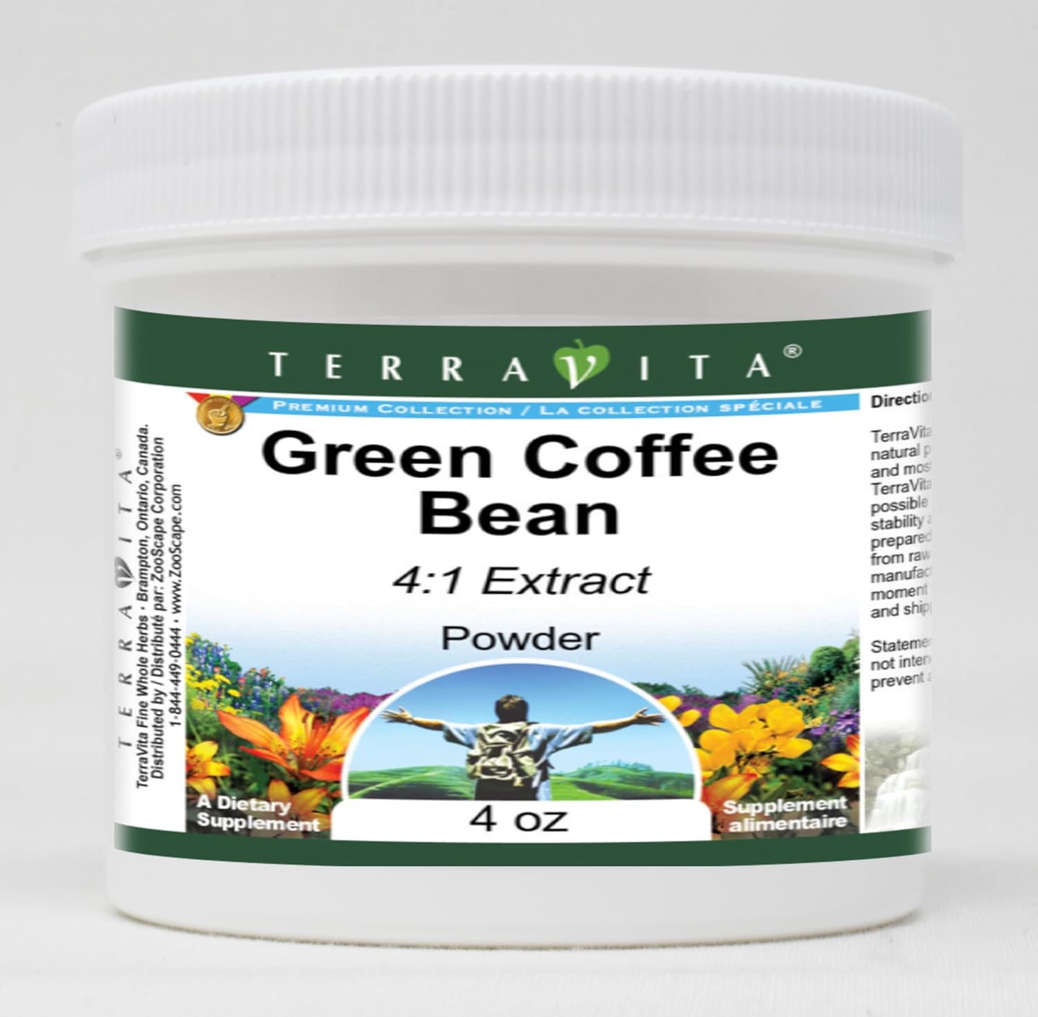 4 oz Green Coffee Bean 4:1 Extract Powder - High Quality Supplement (ZIN: 521709)