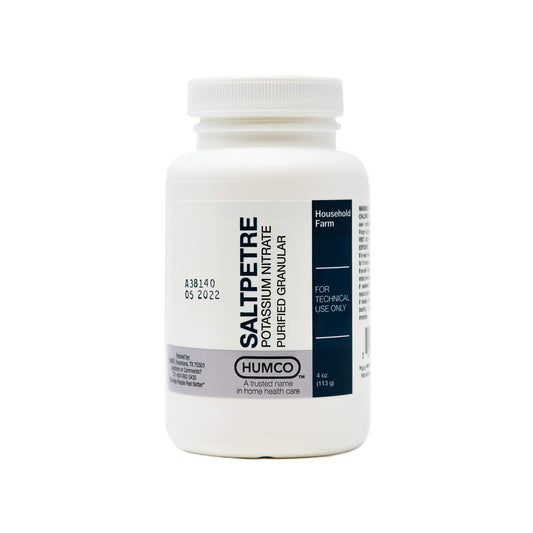 4 oz Potassium Nitrate FCC by HUMCO - Crystalline Shape for Various Uses