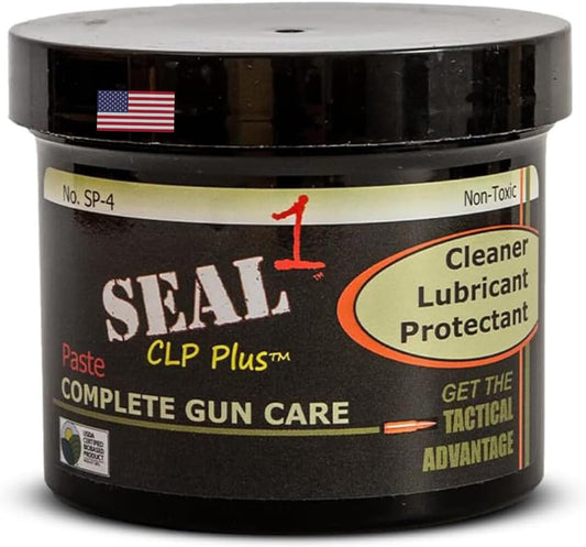 4 oz Seal 1 CLP Plus Gun Cleaner Paste - All-in-One Lubricant, Protectant, and Rust Inhibitor