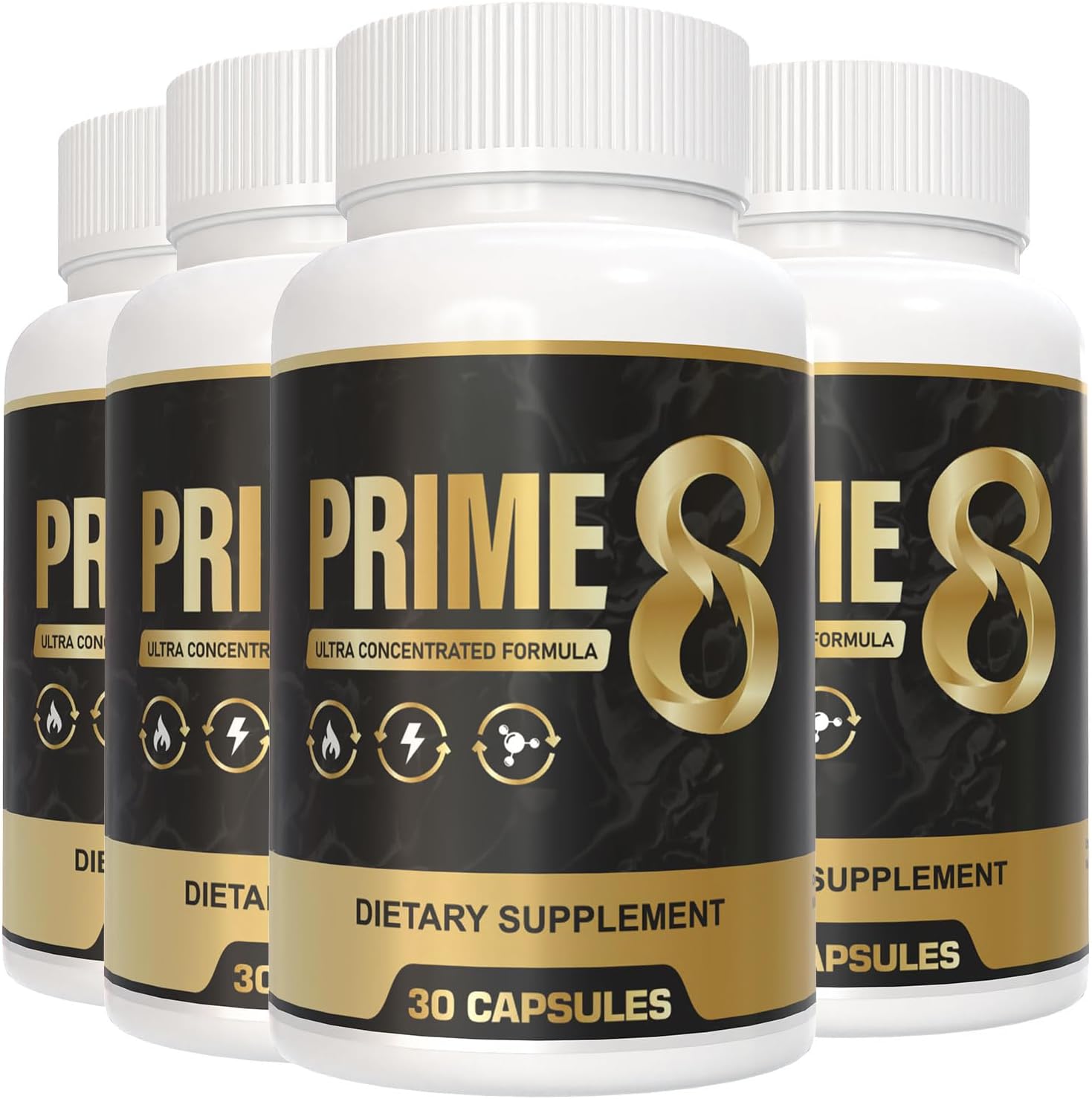 4 Pack of PRIME 8 Official Formula for 120 Days | 100% Authentic Original Formula