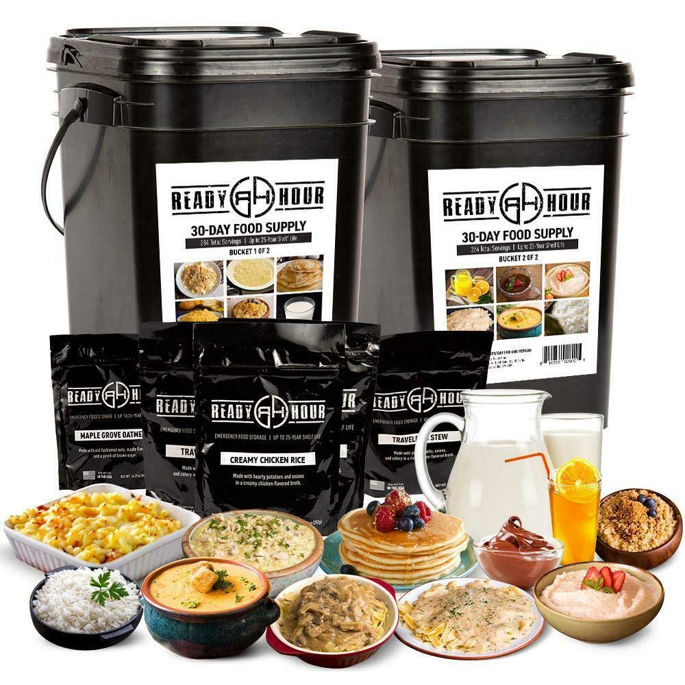 4-Week Emergency Food Supply - 284 Servings - 30 Day Shelf Life