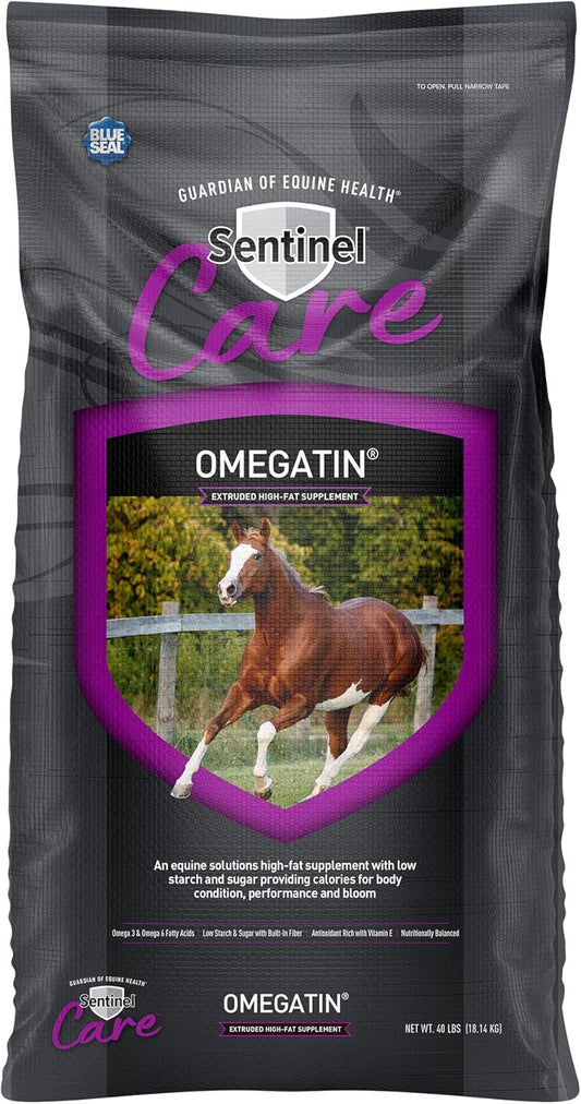 40 lb Bag of Blue Seal Sentinel Care Omegatin Supplement for Horses