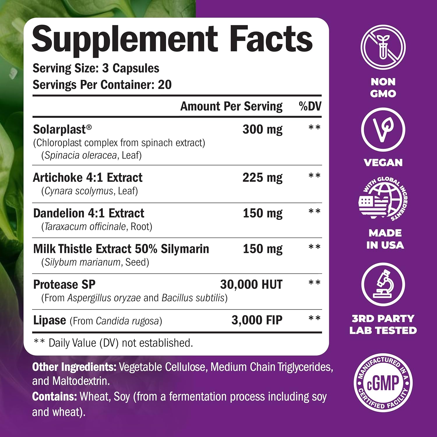 40+ Liver Supplement with Glucosamine, Chondroitin, MSM, Turmeric, Boswellia & Milk Thistle for Joint and Liver Support