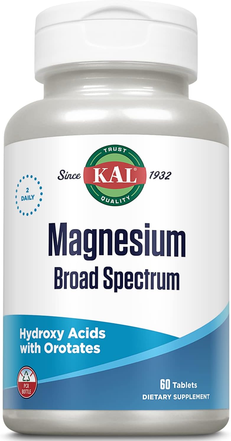 400mg Chelated Magnesium Supplement for Better Absorption - Vegetarian Tablets - 60 Count