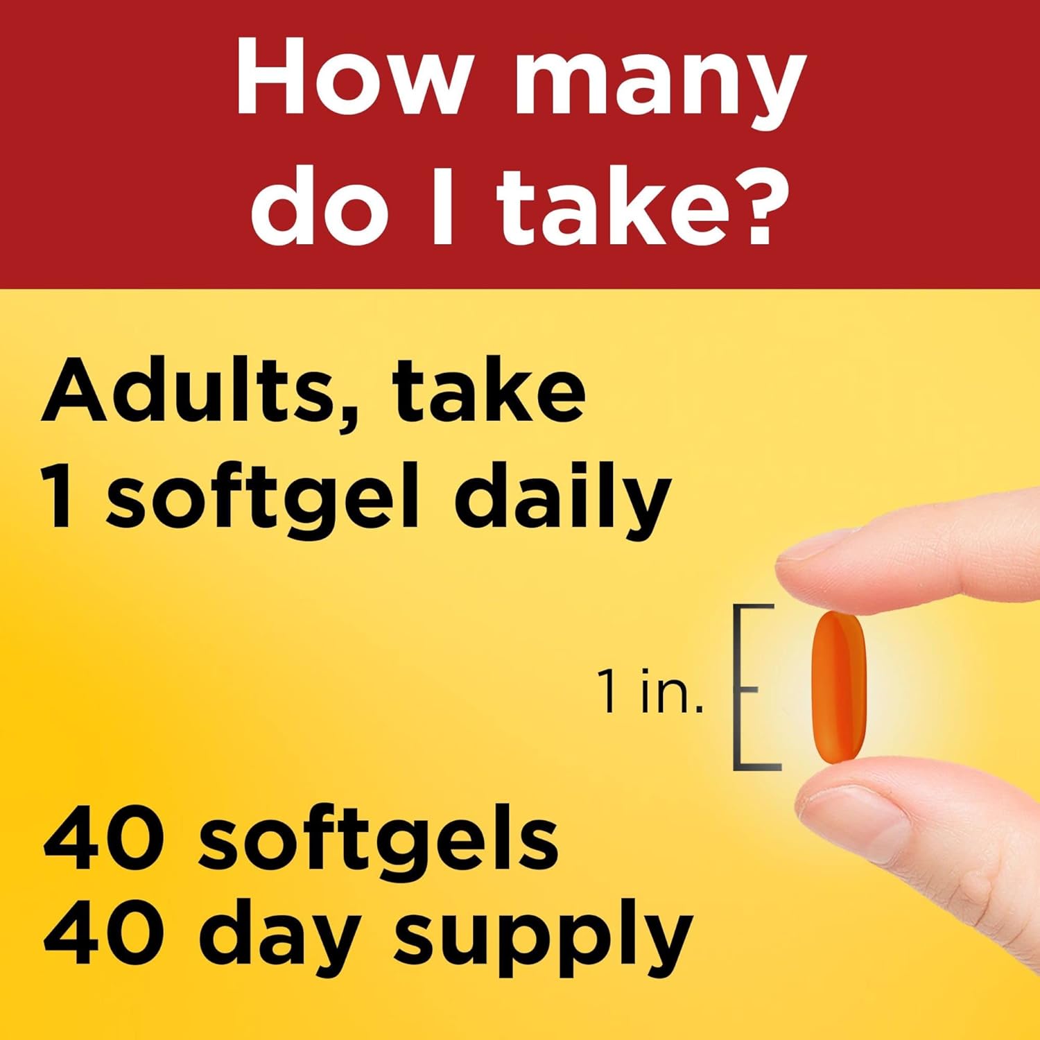 400mg Nature Made CoQ10 Softgels for Heart Health - 40 Day Supply