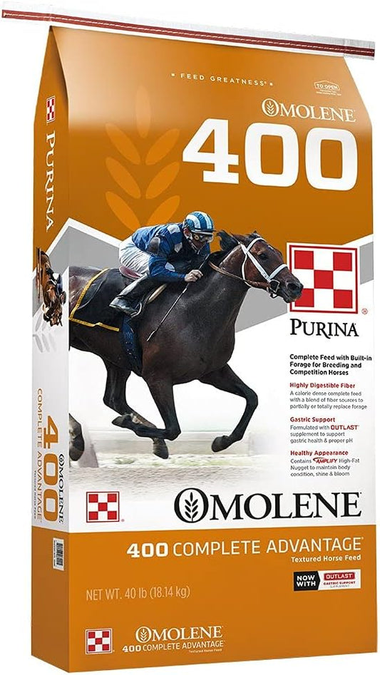 40lb Waggin' Train Purina Animal Nutrition Omolene 400 Complete Advantage Formula