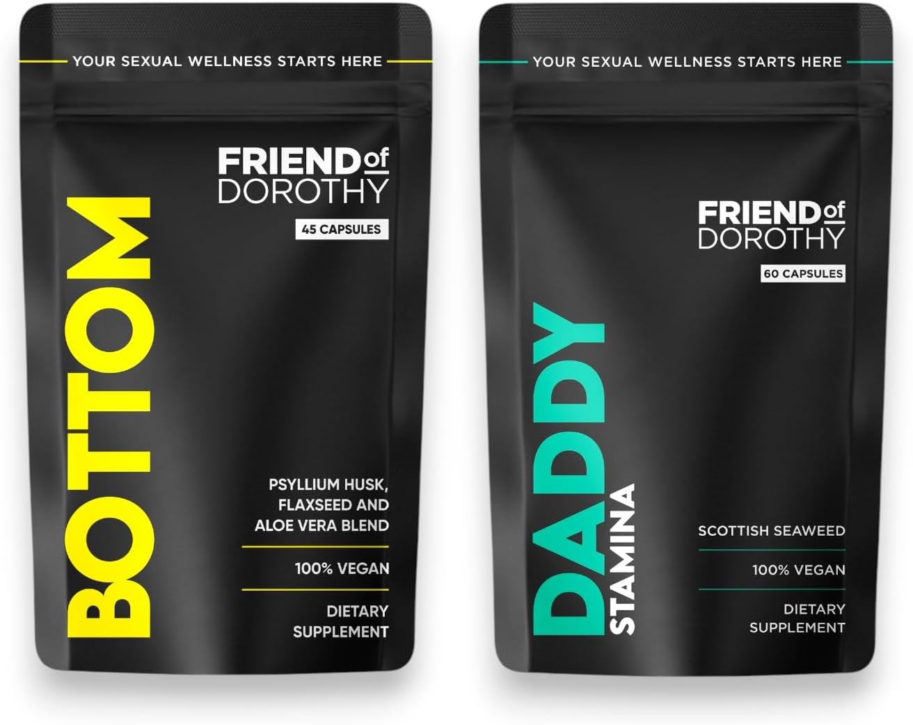 45 and 60 Bundle: Natural Supplements for Enhanced Experience - 2 Months Supply