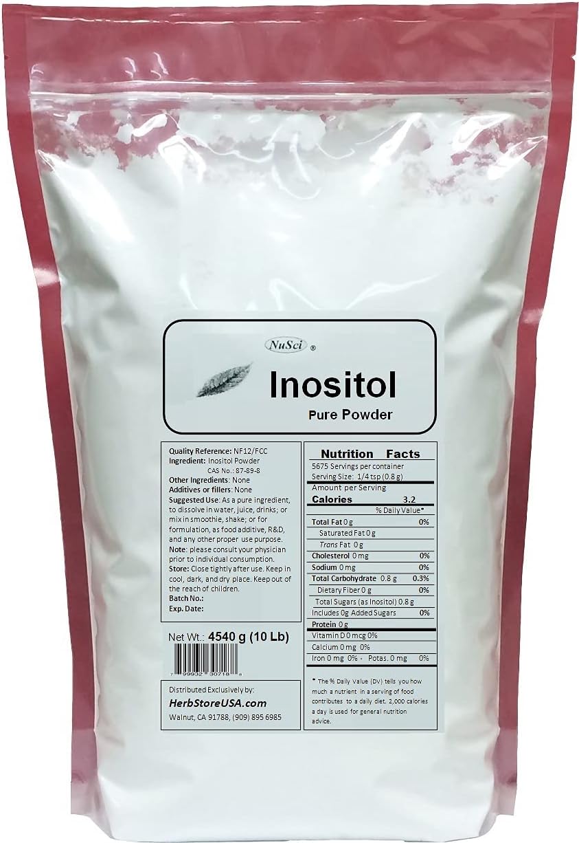 4540g Inositol Bulk Pure Powder Meeting NF12 & FCC Quality Standards