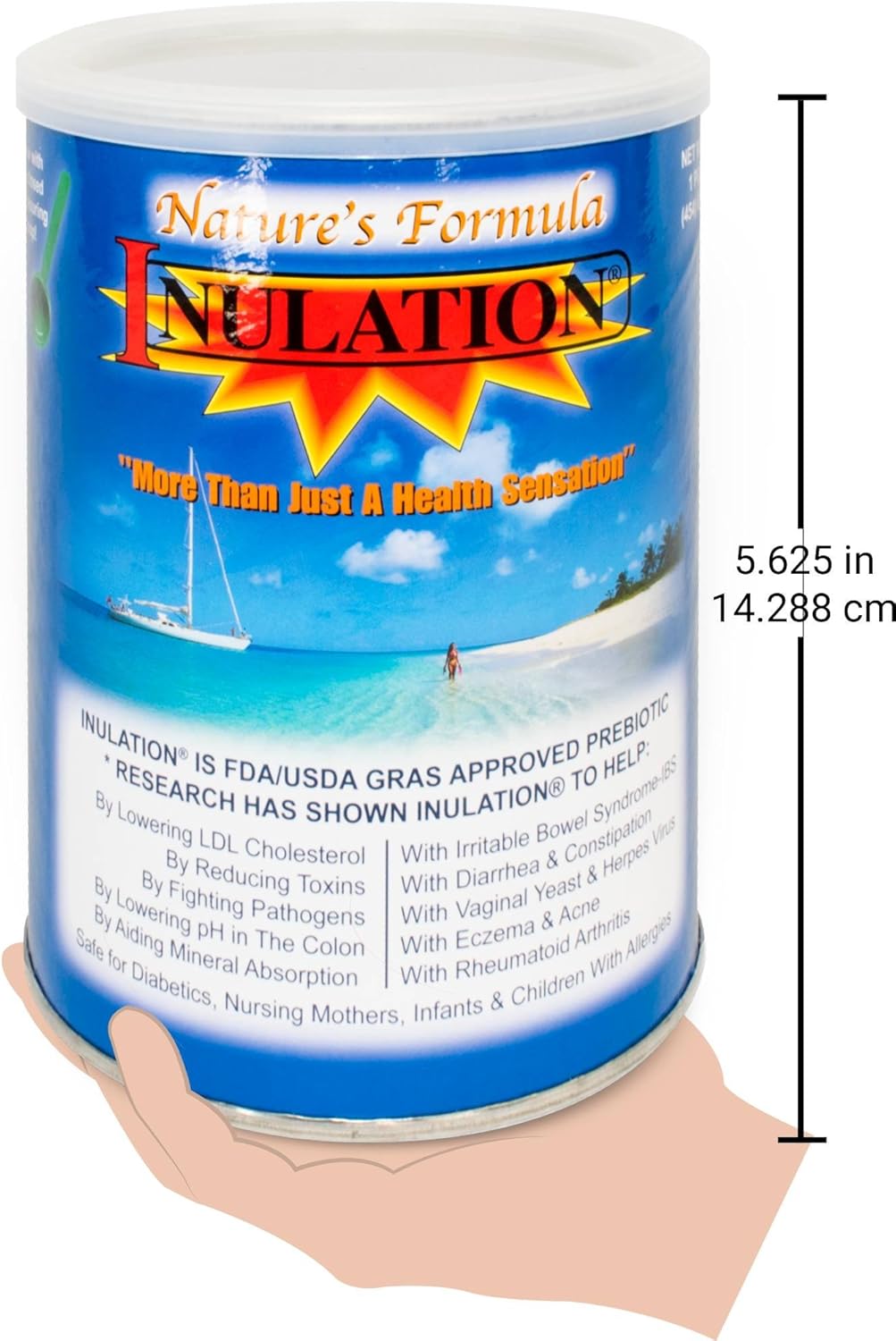 454g NWB Nature's Formula Inulin Powder for Gut Health and Digestive Support