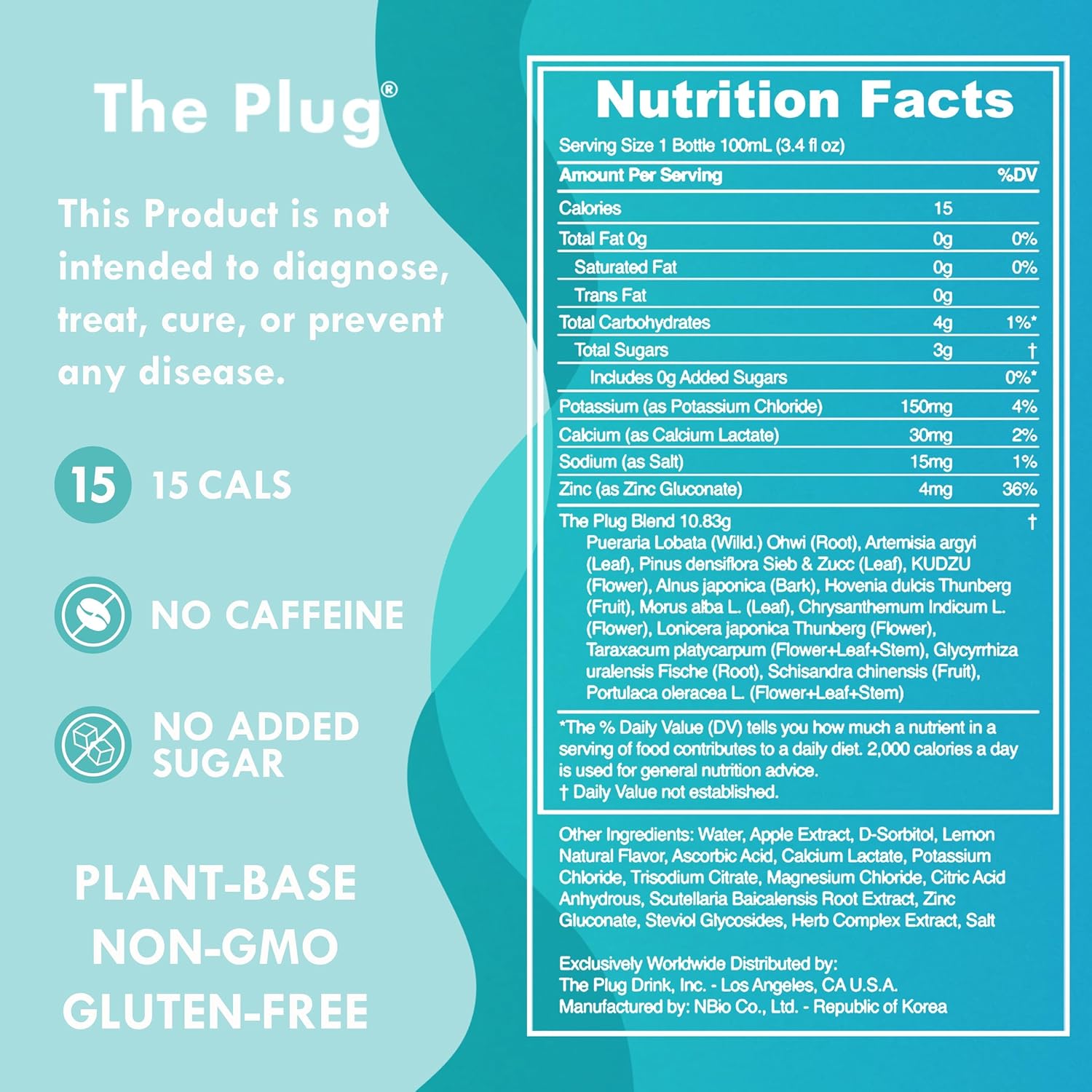 48-Pack Plant-Based Electrolyte Hydration Drink - All-Natural Detox Liquid Cleanse for Key Nutrient Support
