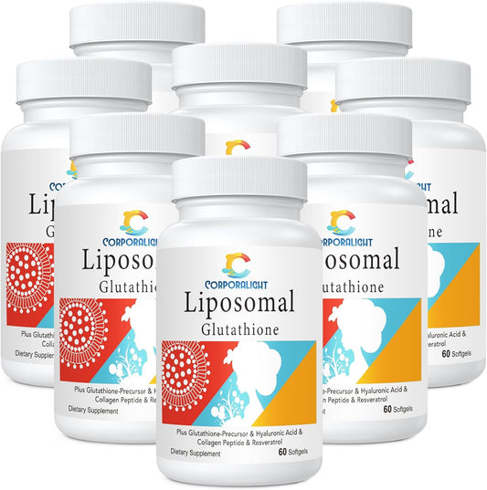 480 Liposomal Glutathione Softgels, High Absorption - Made in USA, Antioxidant Supplement, Non-GMO & Gluten Free