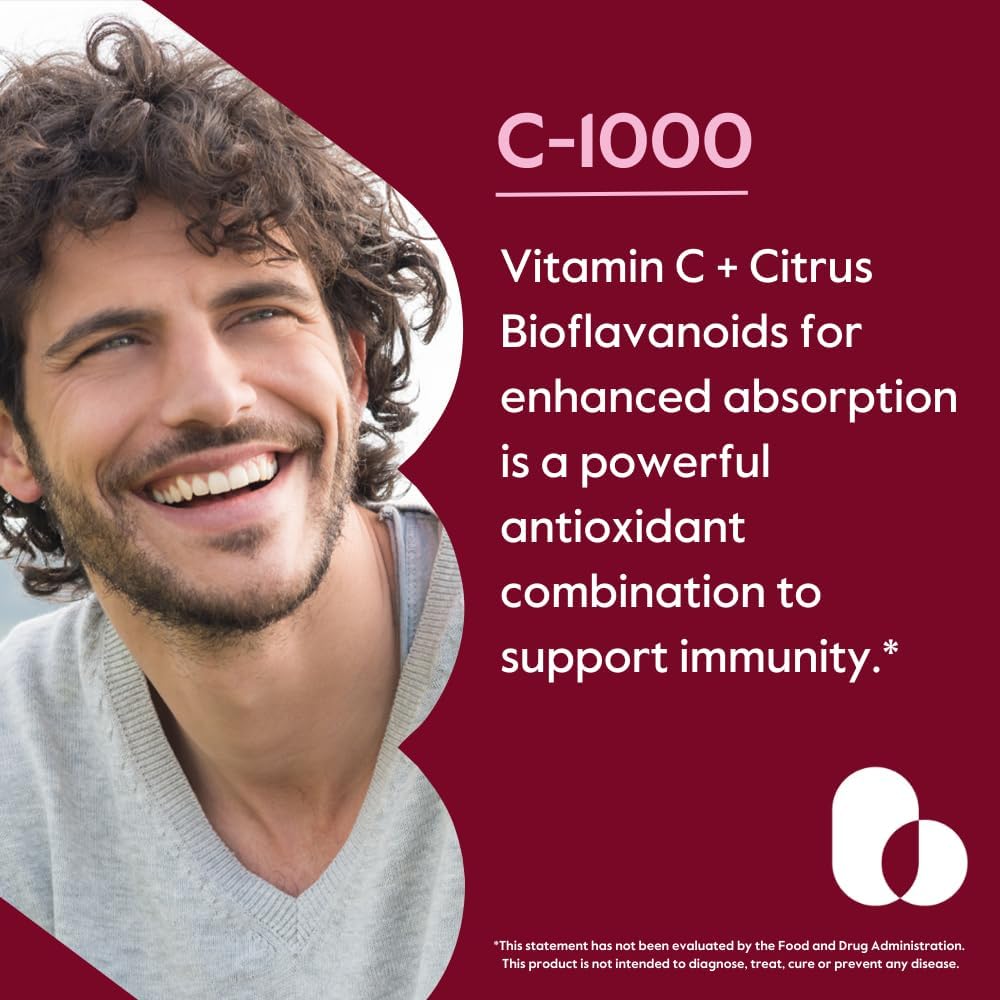 480 Vegetarian Capsules of BESTVITE 1000mg Vitamin C with Citrus Bioflavinoids - Vegan, Non GMO, Gluten Free - No Stearates