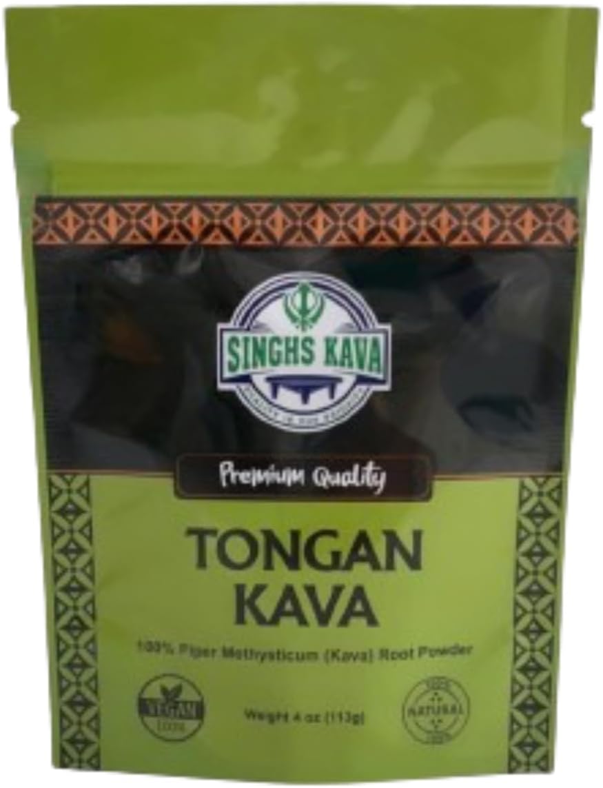 4oz of Premium Quality Tongan Kava by SINGHS - High-Quality Kava Root Supplement