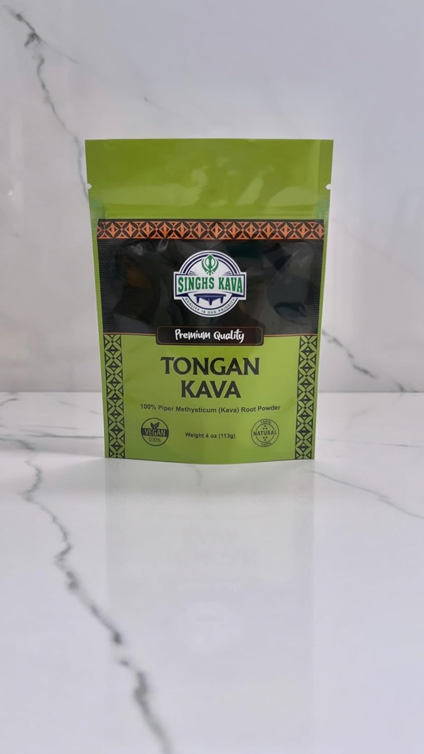 4oz of Premium Quality Tongan Kava by SINGHS - High-Quality Kava Root Supplement