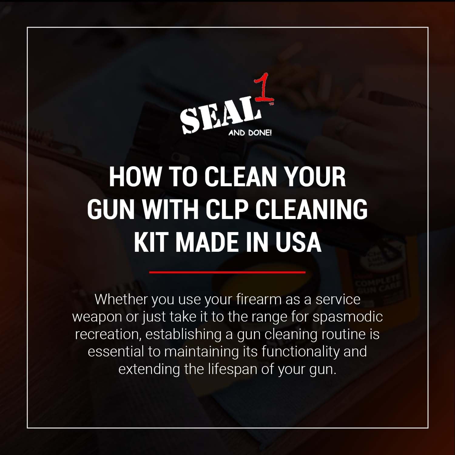 4oz Seal 1 Muzzleloader CLP Plus - Firearm Cleaning Oil, Lubricant, Protectant & Bore Cleaner - Bio-Based Paste, Supplies