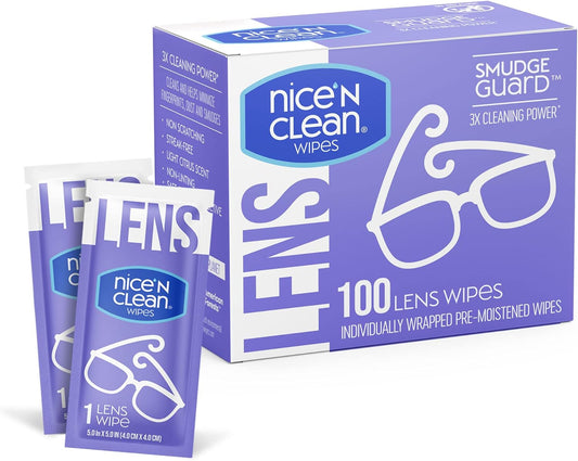 5 Count Atkins Chocolate Caramel Mousse Bars + 100 Count Nice 'n Clean SmudgeGuard Lens Wipes