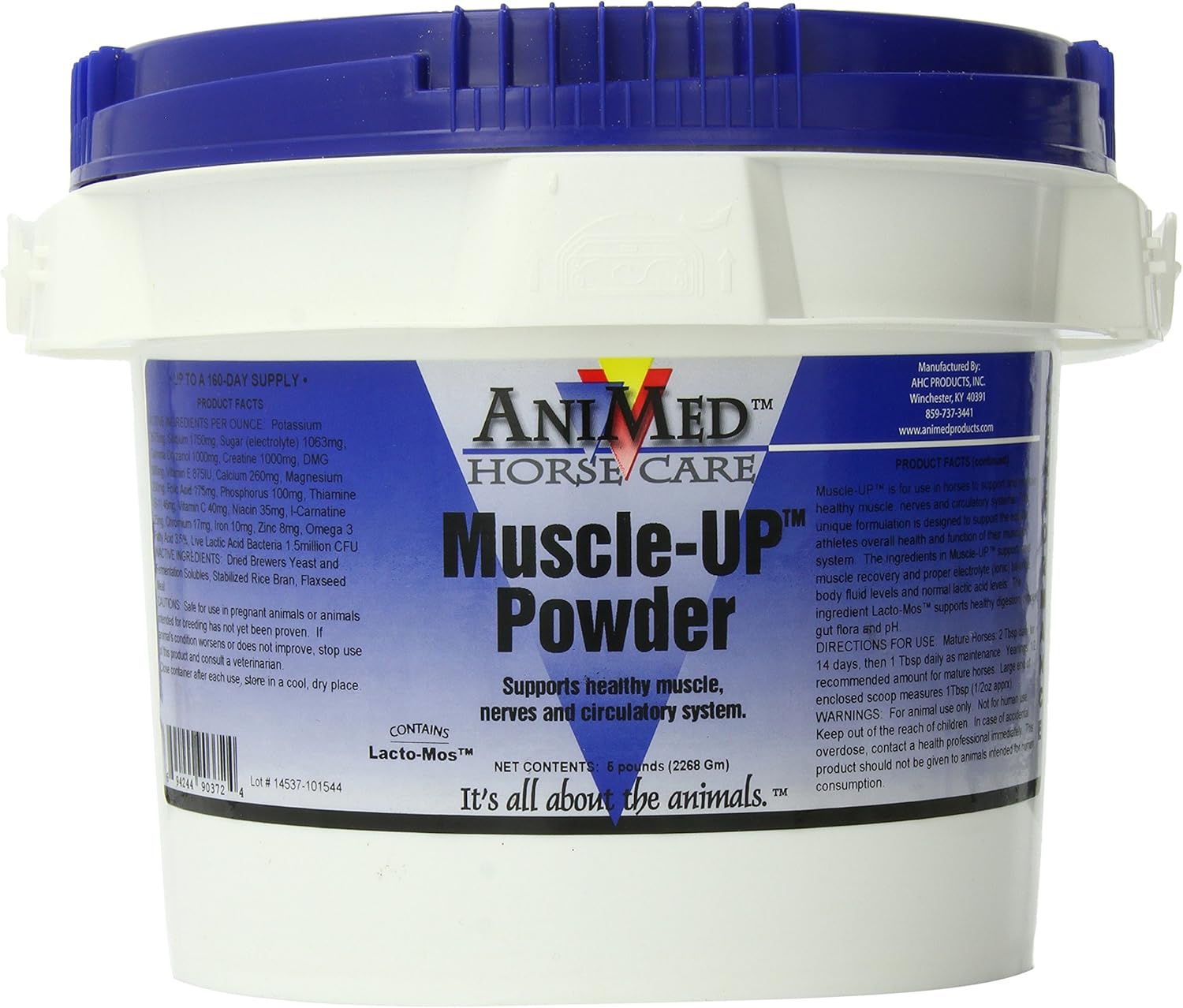 5 lb AniMed MuscleUp Powder for Muscle Support and Strength - High Quality Formula