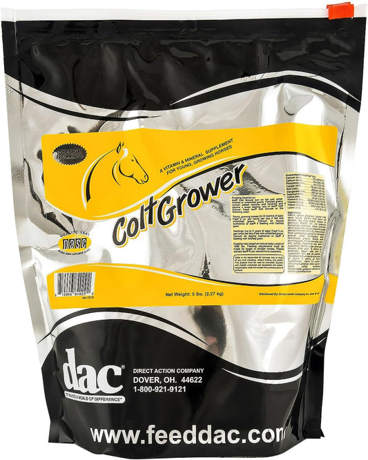 5 lb DAC Colt Grower Young Developing Maturing Supplement - Nutrition Vitamin Mineral Boost