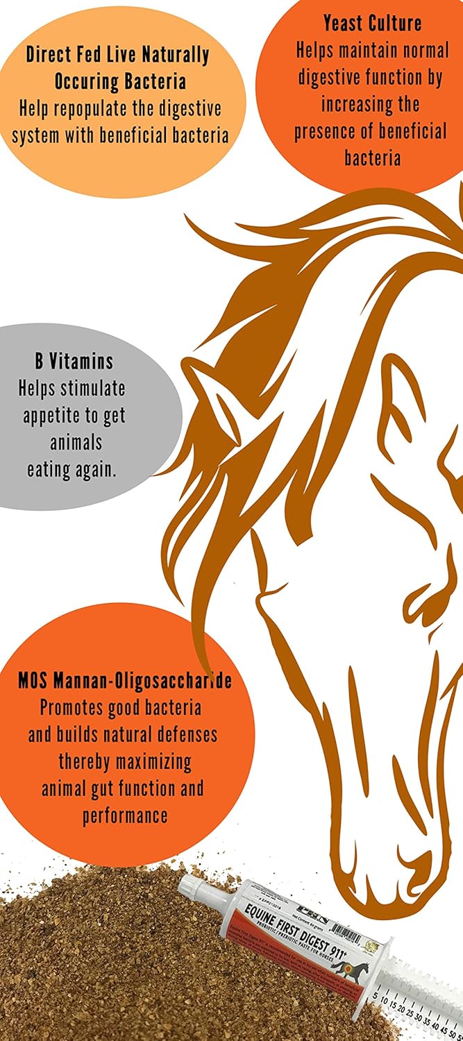 5 lb LMF Feeds Digest 911 Prebiotic & Probiotic Supplement for Horses, Ruminants, & Pets