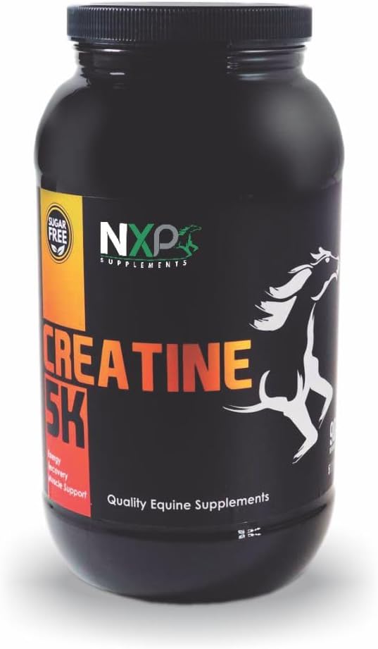 5 lb NXP Creatine 5K Supplement for Horses - Boost Energy, Muscle Strength, and Stamina with Recovery Power and Endurance Support (90 Servings)