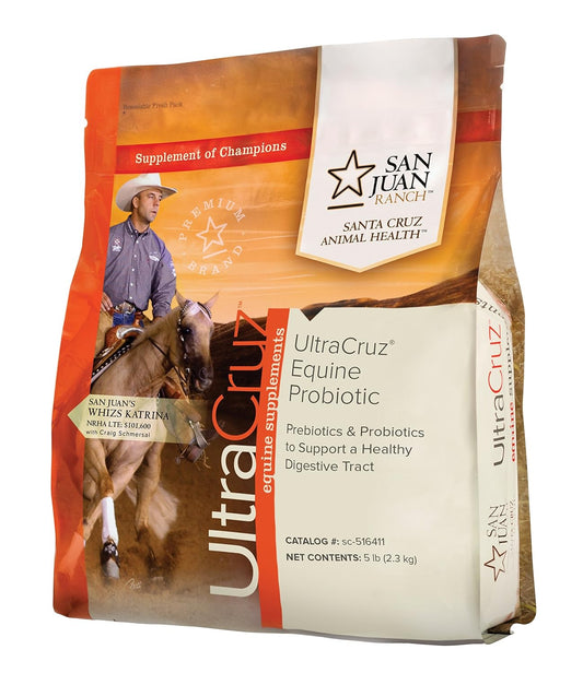 5 lb. Pellet UltraCruz Equine Probiotic Supplement - 80 Day Supply for Horses