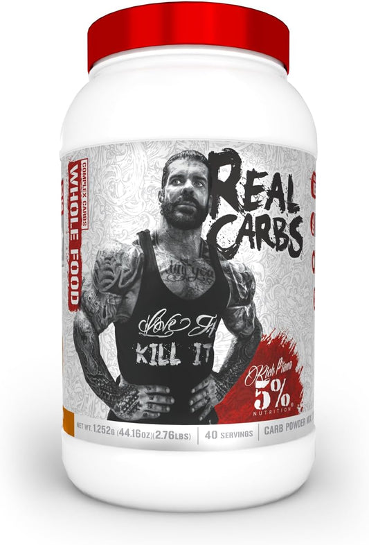 5% Nutrition Real Carbs: Complex Carbohydrates for Long-Lasting Energy - Banana Nut Bread, 2.7 Lb