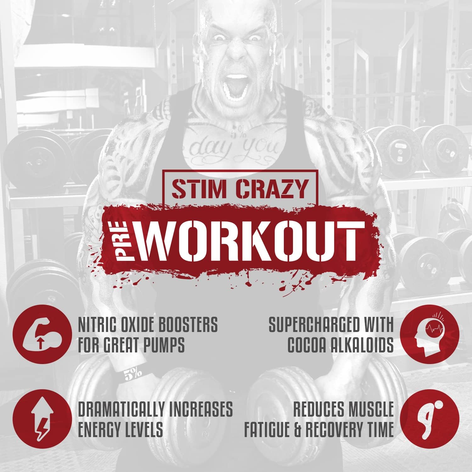 5% Nutrition Rich Piana 5150 High Stim Pre-Workout Powder - Extreme Energy Boost with Focus, Pumps, and Endurance - Green Apple Flavor - 30 Servings