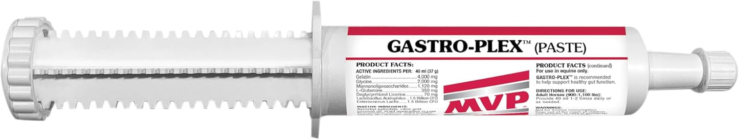 5-Pack MVP Gastro-Plex Paste: 10 Doses Gastric Stress Relief for Horses