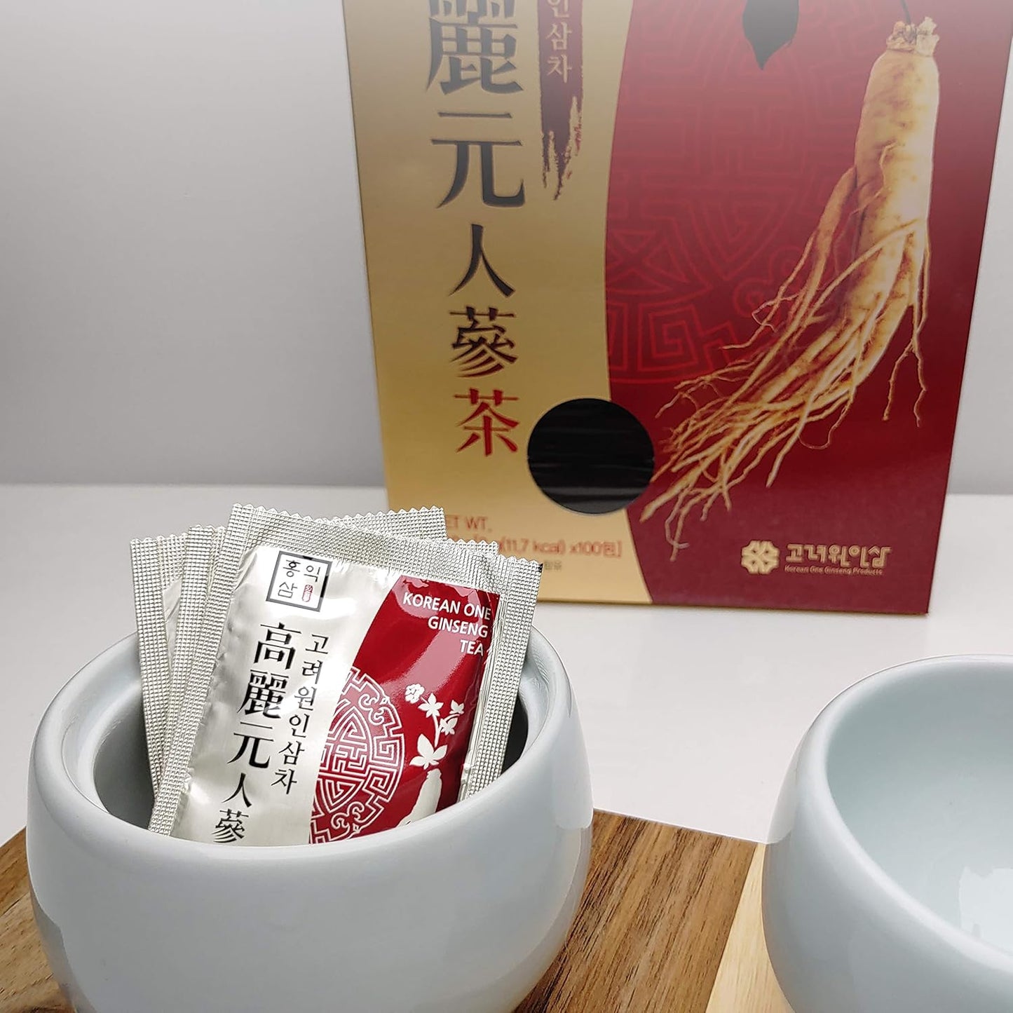 50 Bags of LENITH Korean Panax Ginseng Roots Extract Granules Tea - 150g (3g each)