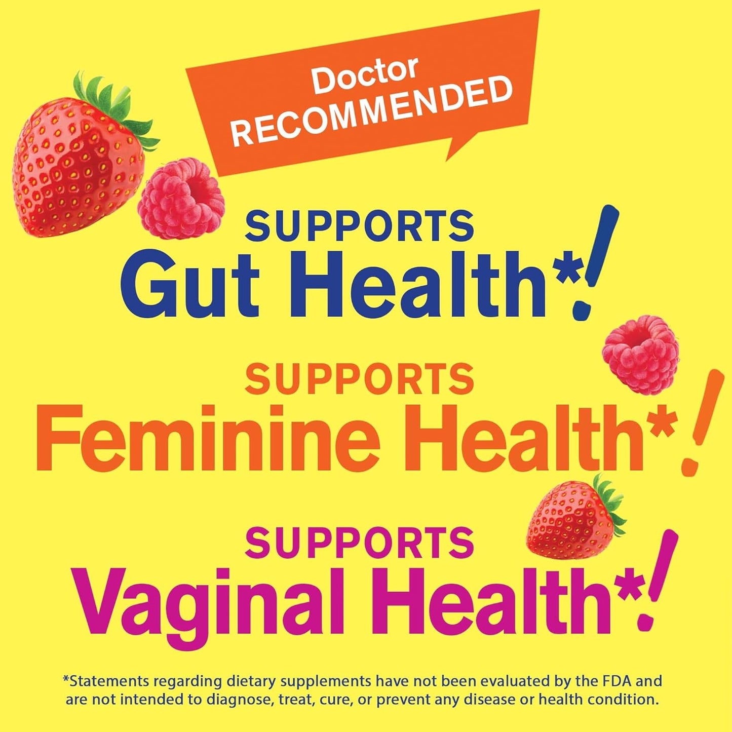 50 Billion Probiotic Gummies for Women - 12 Strains with Prebiotic Fiber - Supports Digestive, Vaginal, Immune Health - Shelf Stable - 60 Gummies