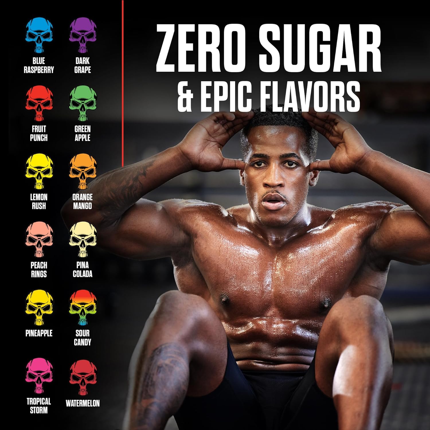 50 Servings of JNX SPORTS The Curse! Peach Rings Pre Workout Powder - Boost Strength, Energy, and Focus with Caffeine, Beta-Alanine, Creatine, and L-Citrulline for Men and Women