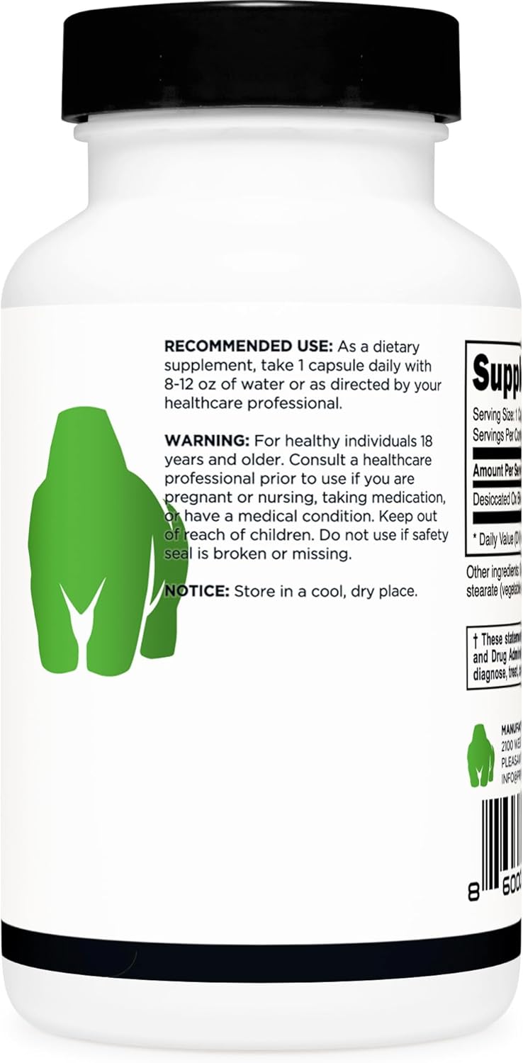 500 MG Primal Ox Bile Capsules - Gluten-Free, Non-GMO, Third-Party Tested (120 Capsules)