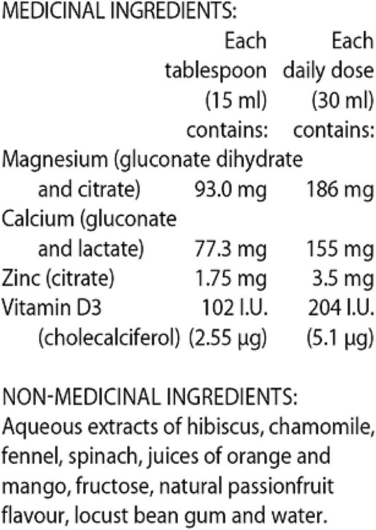 500 ML Floradix SALUS Calcium Magnesium Supplement for Bone Health and Wellness