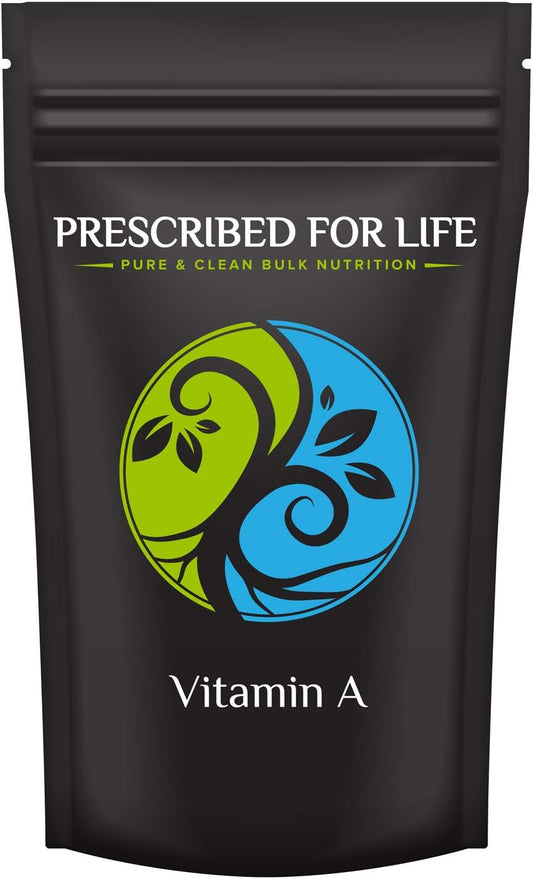 500,000 IU Retinyl Acetate Vitamin A Powder - Gluten Free, Vegan, Non GMO - 12oz