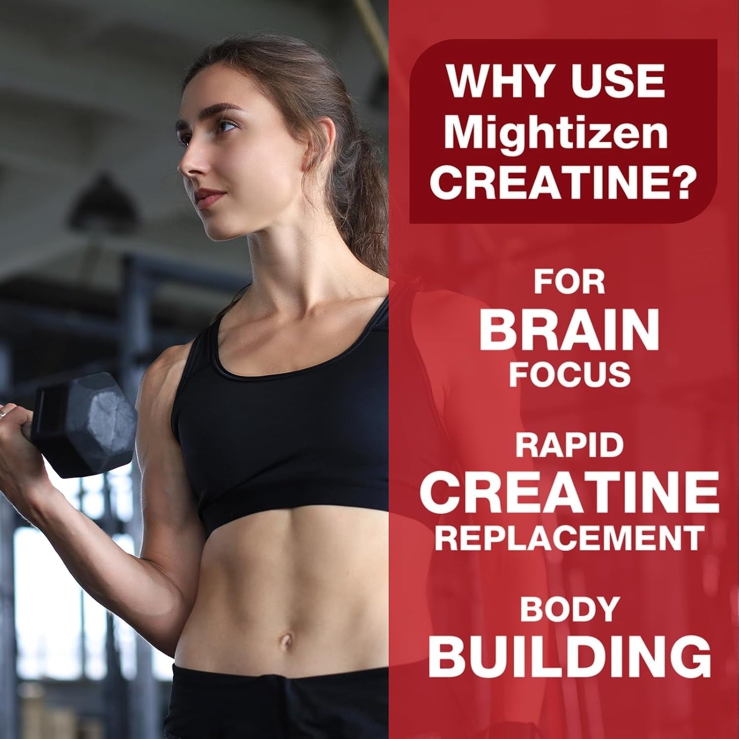 5000mg Creatine Monohydrate Gummies with Taurine & Vitamin B12 for Strength & Endurance, 180 Count
