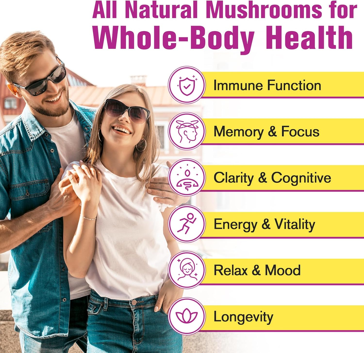 5000mg Mushroom Powder for Coffee & More - 20-in-1 Complex with Lions Mane, Reishi, Cordyceps, Turkey Tail & Herbs - Memory, Focus, Energy, Immunity - 5.3oz