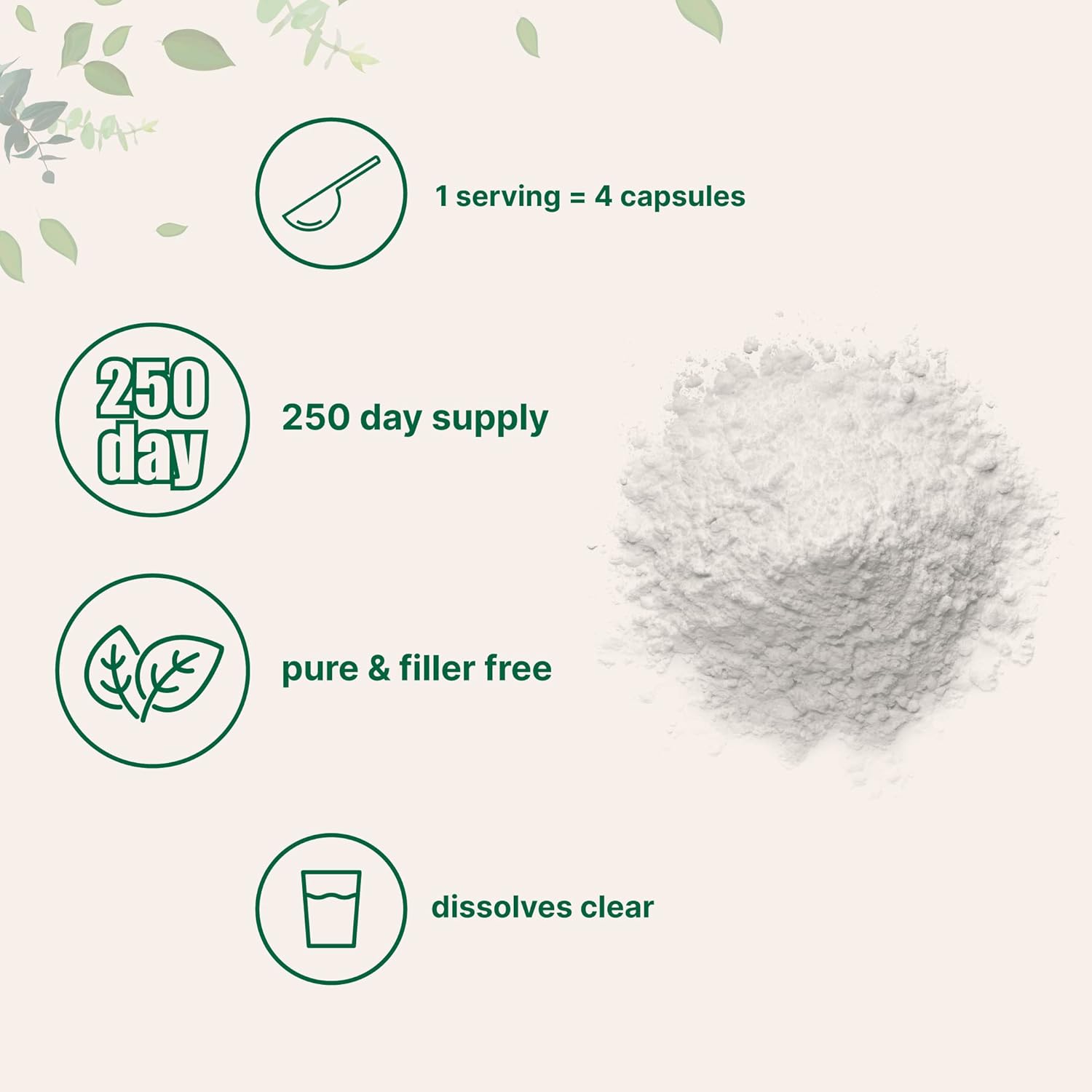 500g Micro Ingredients Pure L-Serine Powder for Brain Health, Supports L-Cystine & L-Tryptophan Production, Water Soluble, Non-GMO, Gluten-Free