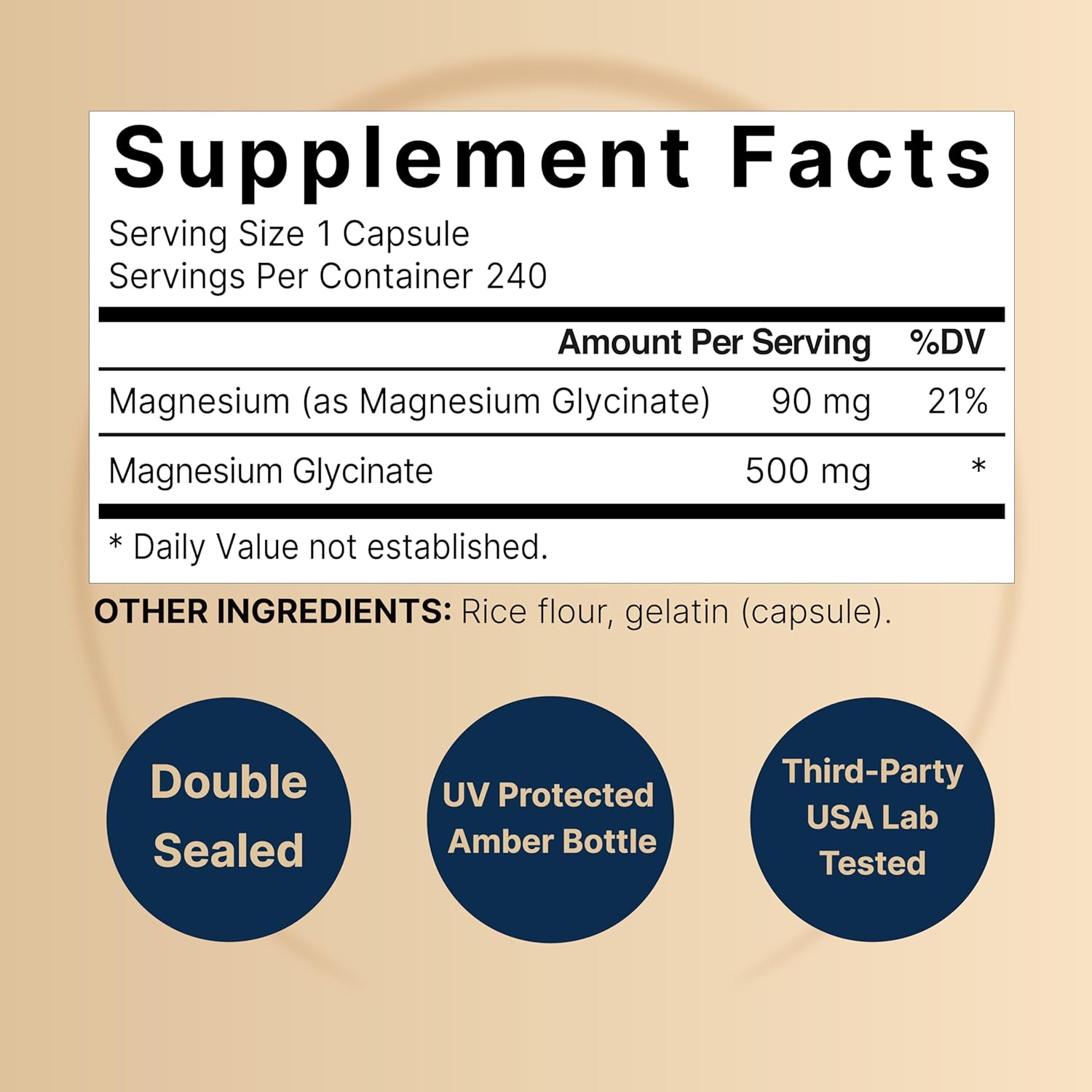 500mg Magnesium Glycinate Capsules & Liver Cleanse Detox Supplement Bundle - Chelated Mineral Complex with Milk Thistle 500mg for Purification