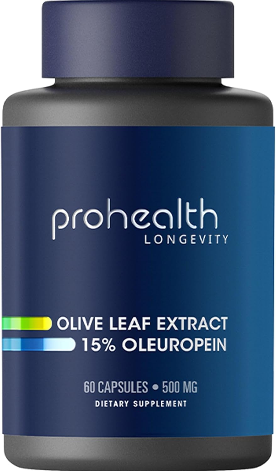 500mg Olive Leaf Extract with 15% Oleuropein - 60 Vegetarian Capsules for ProHealth