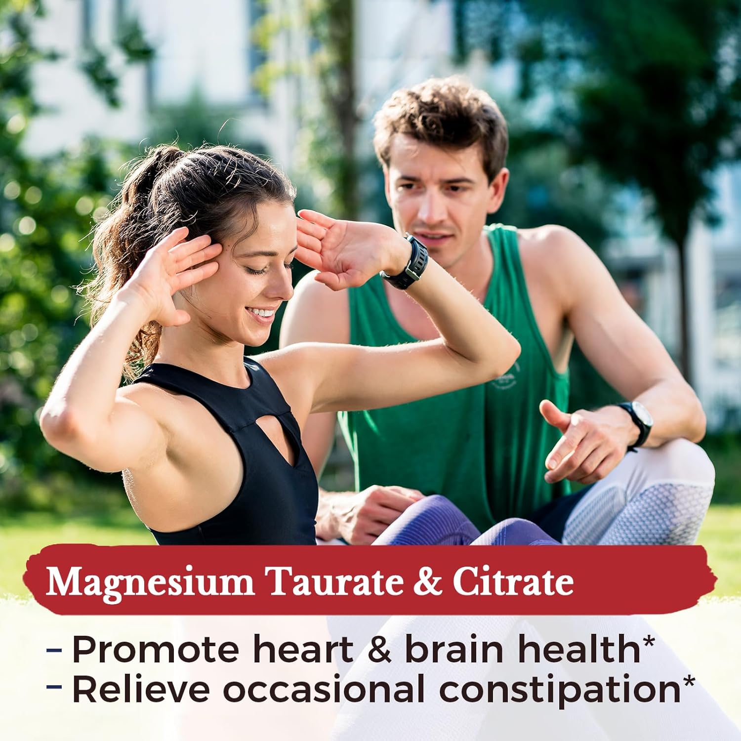 500mg Vitalitown Magnesium Complex Supplement with Chelated Glycinate, Malate, Taurate & Citrate - Vegan Non-GMO Capsules for Sleep, Muscle, Energy & Heart - 120 Count