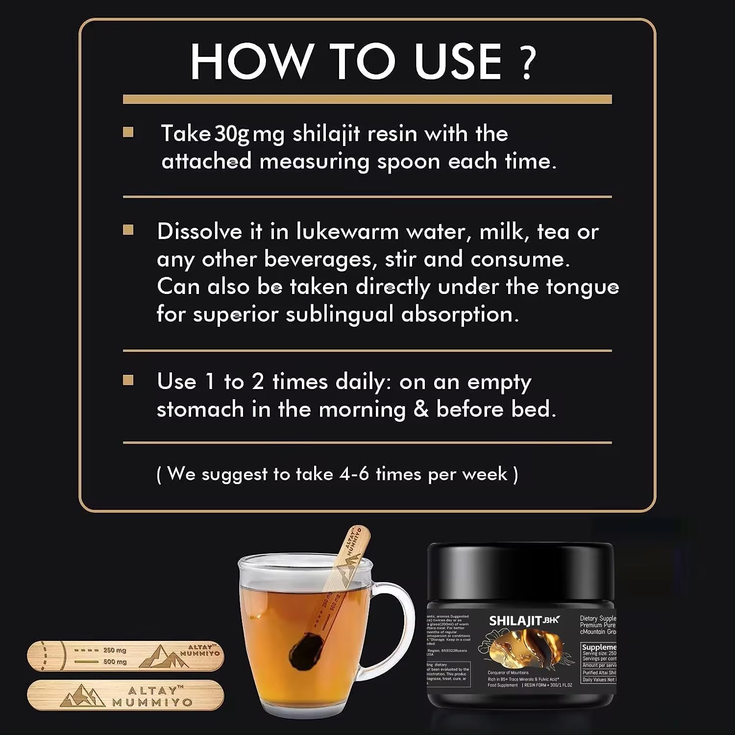 50g JBHK Premium Pure Shilajit Resin: Boost Immunity with Rich Trace Minerals - Organic Himalayan