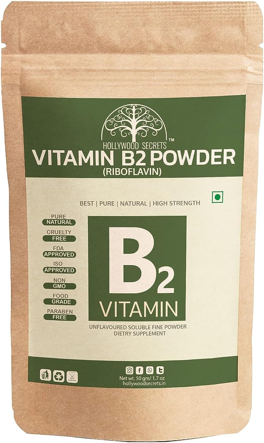 50gm Vitamin B2 Riboflavin Powder for Improved Health and Wellness