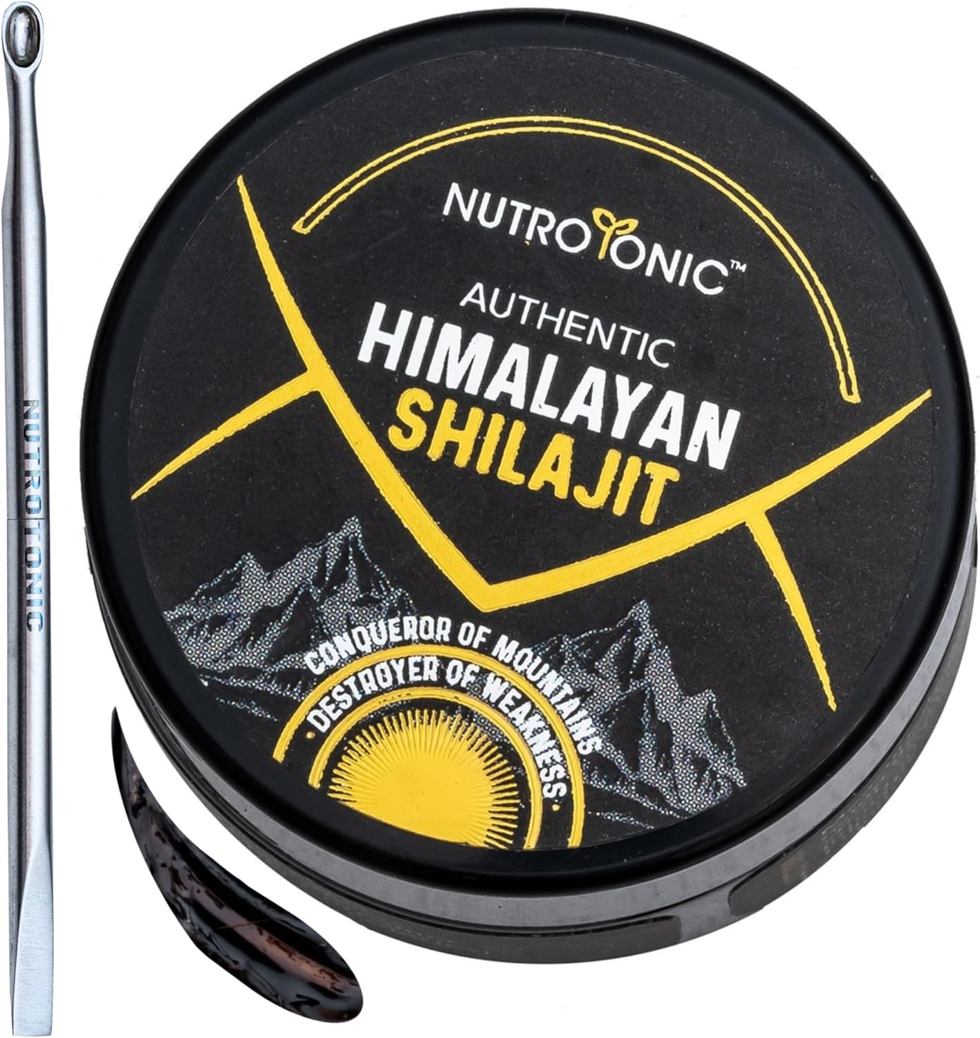5g NutroTonic Authentic Himalayan Shilajit Resin | 40x Nano Filtered | Joint Pain Relief Support