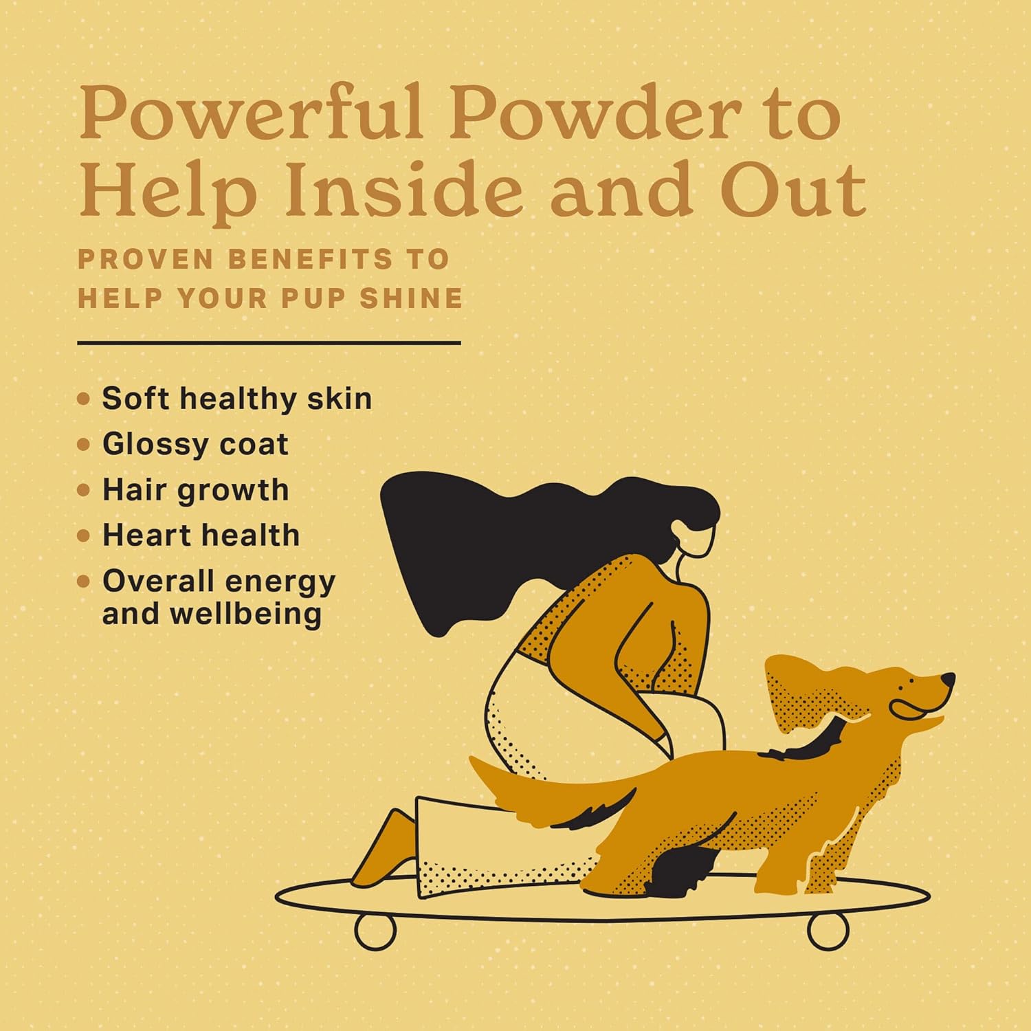 5lb Bag Missing Link Skin & Coat + Probiotics Supplement - Superfood Powder for Dogs, Supports Healthy Skin, Glossy Coat & Hair Growth