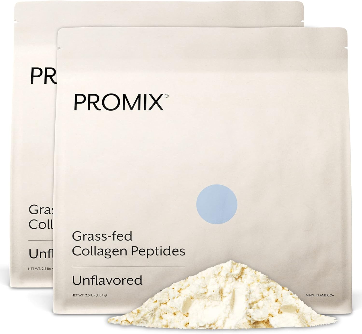 5lb Bulk ProMix Nutrition Hydrolyzed Collagen Peptides - Unflavored Protein for Skin, Bones, Joints - Supports Recovery in Shakes, Smoothies & Recipes