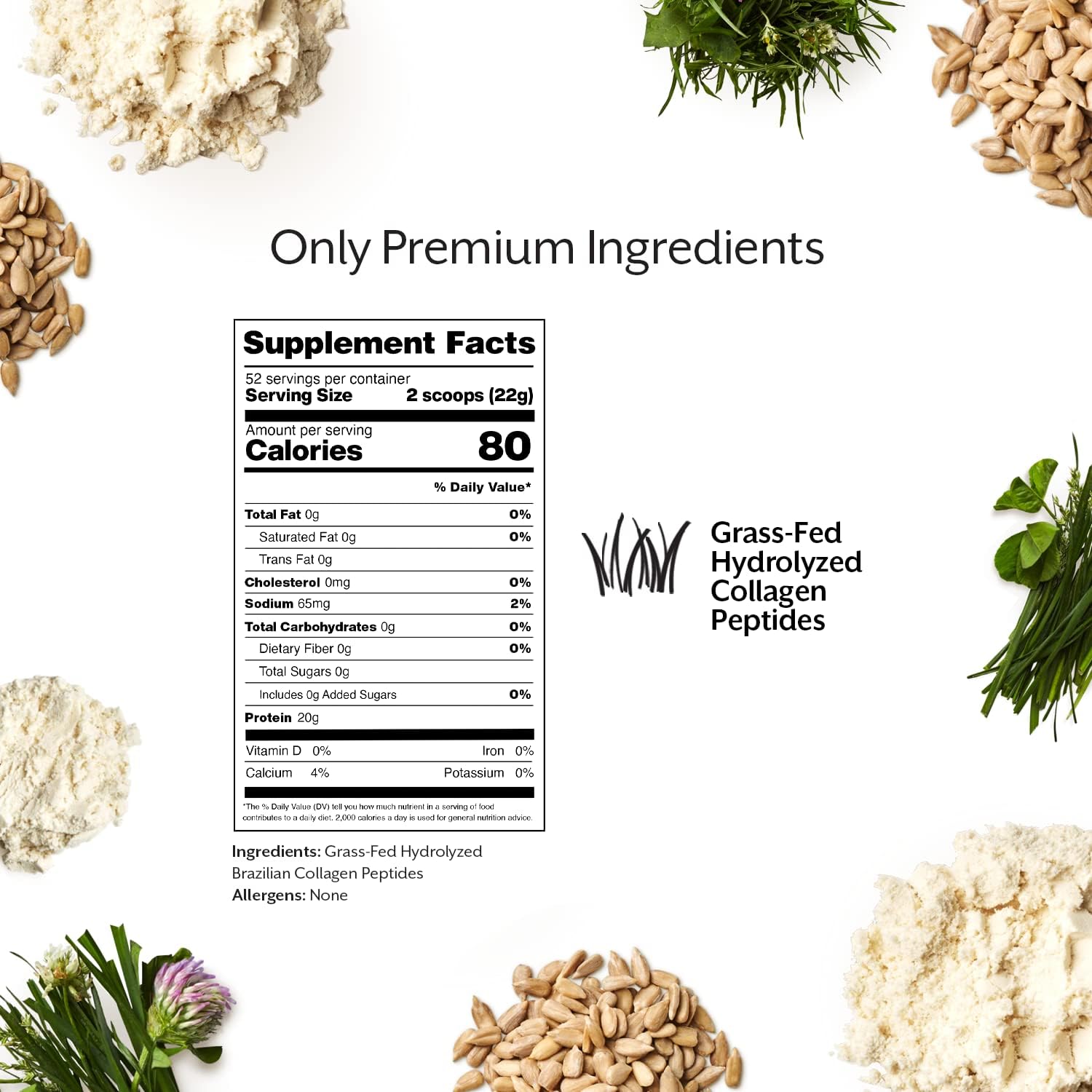 5lb Bulk ProMix Nutrition Hydrolyzed Collagen Peptides - Unflavored Protein for Skin, Bones, Joints - Supports Recovery in Shakes, Smoothies & Recipes